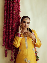 Amaltas Silk Kurta Set