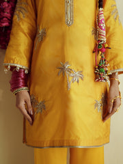 Amaltas Silk Kurta Set