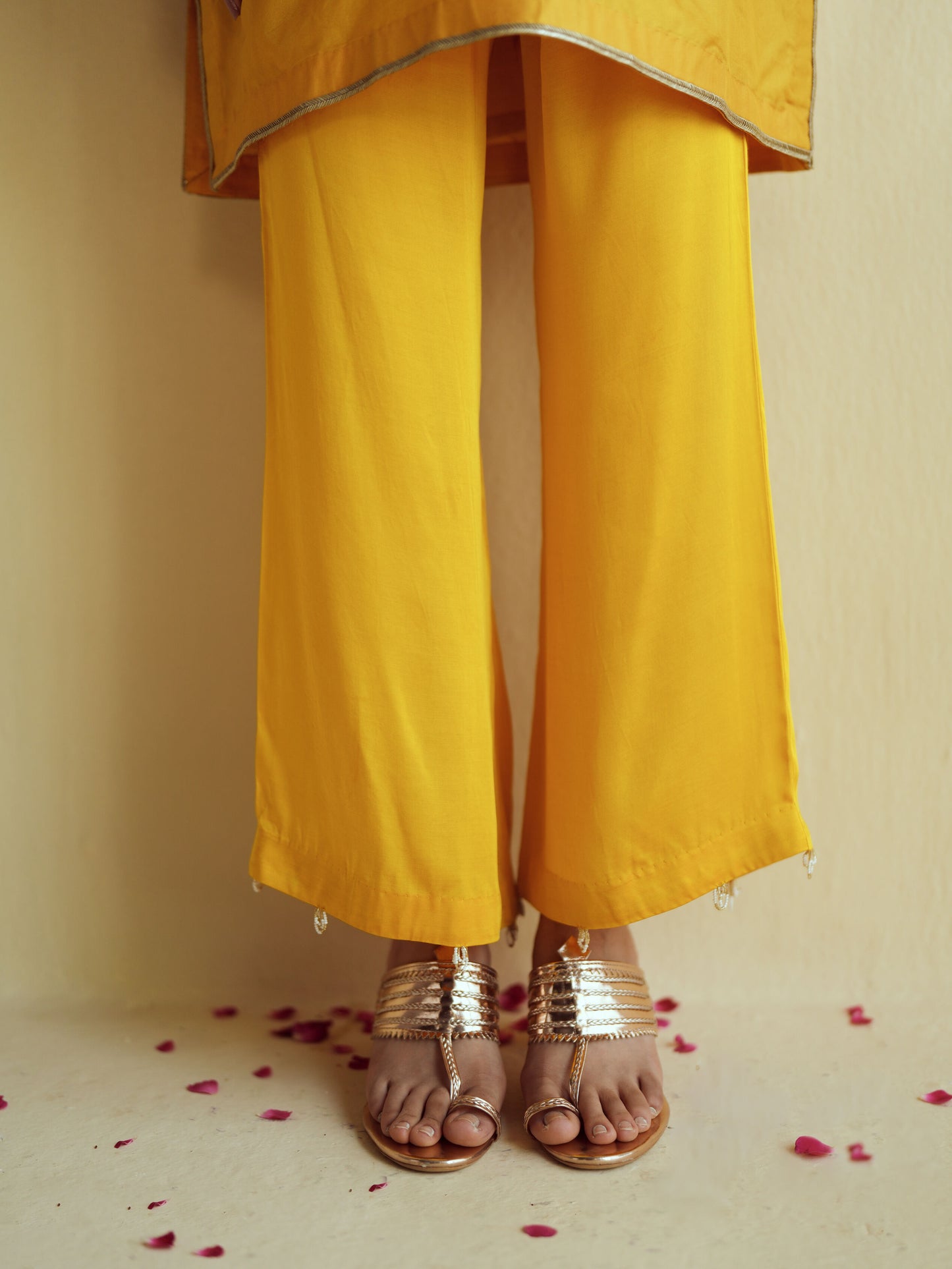 Amaltas Silk Kurta Set