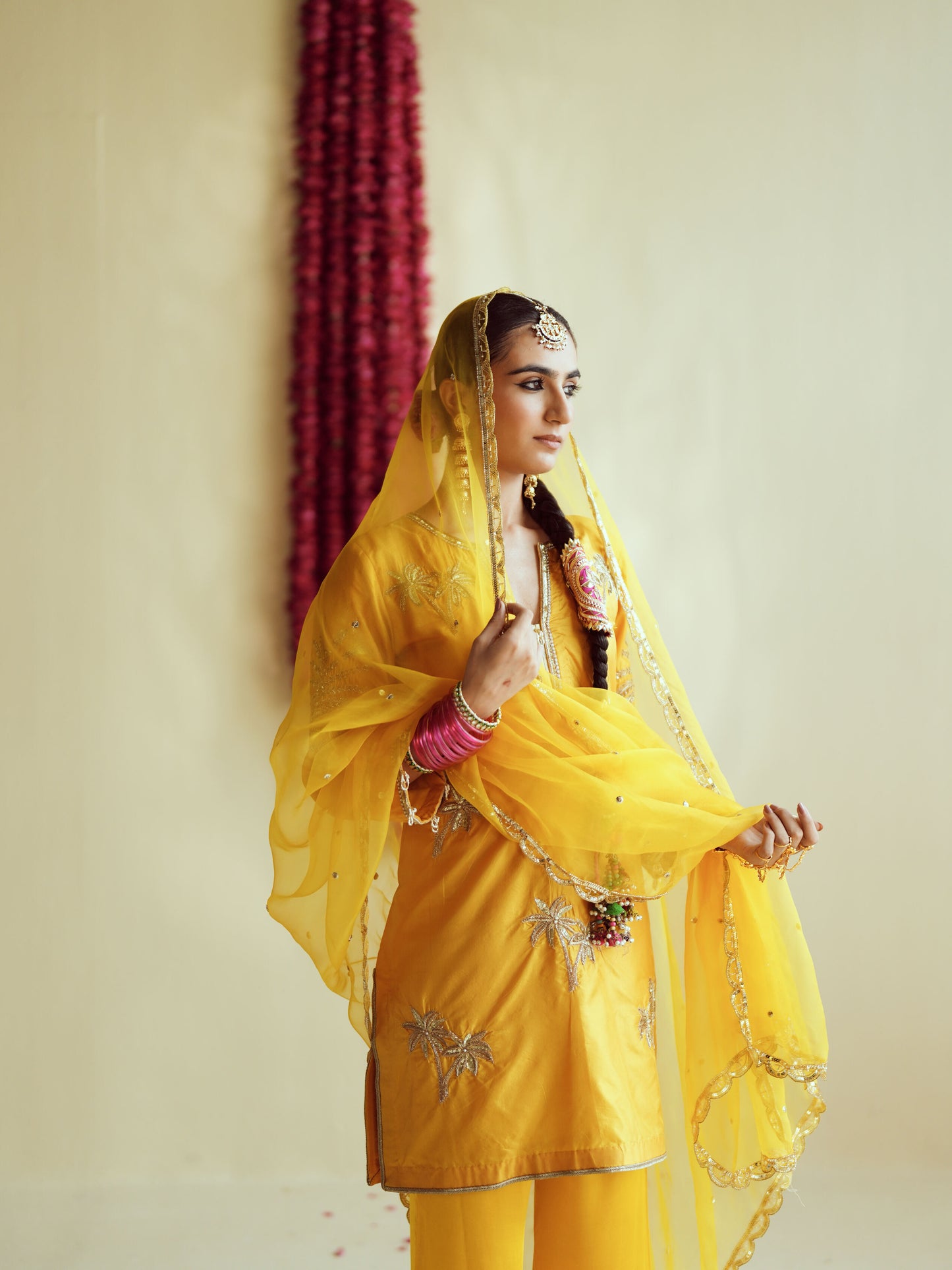 Amaltas Silk Kurta Set