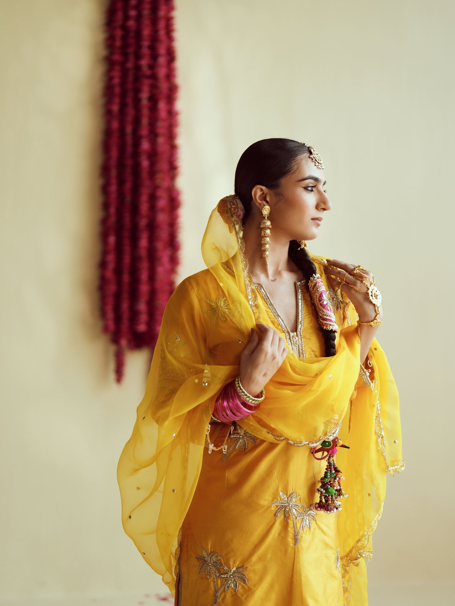 Amaltas Silk Kurta Set