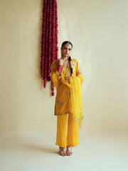 Amaltas Silk Kurta Set