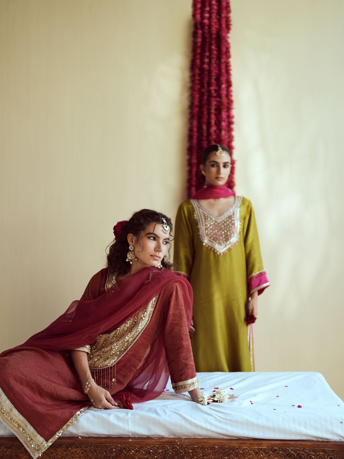Deep Maroon Kurta Set