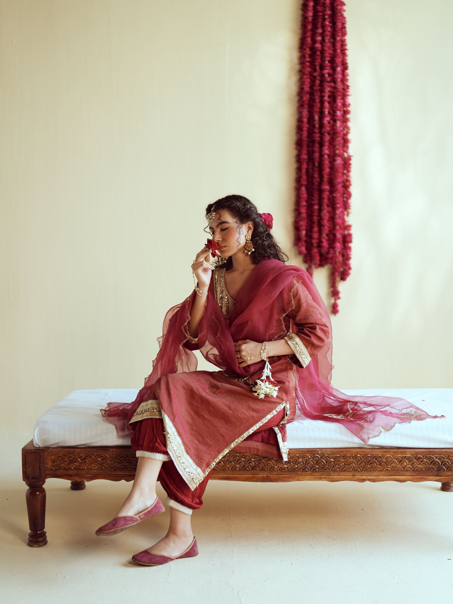 Deep Maroon Kurta Set