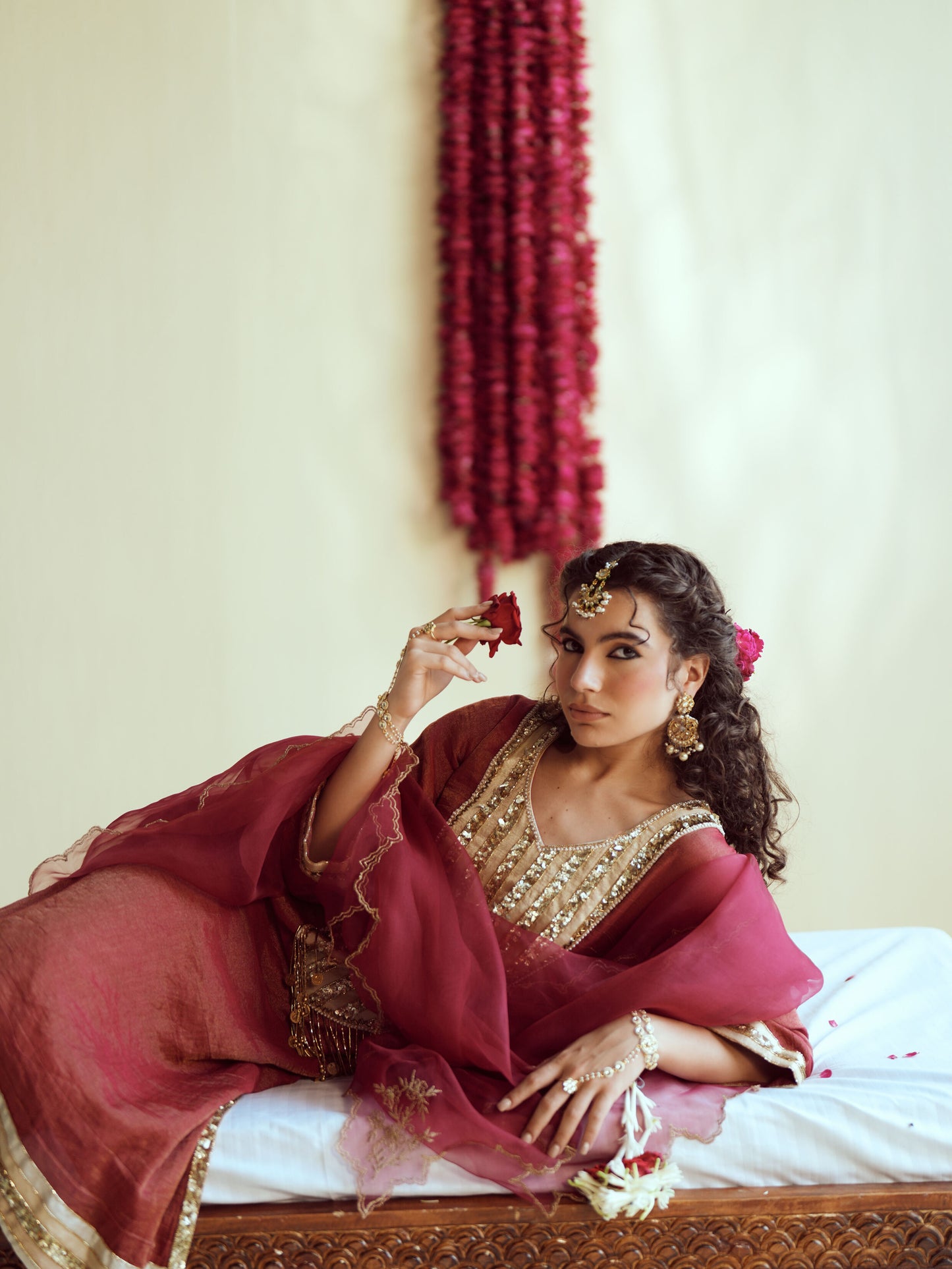 Deep Maroon Kurta Set