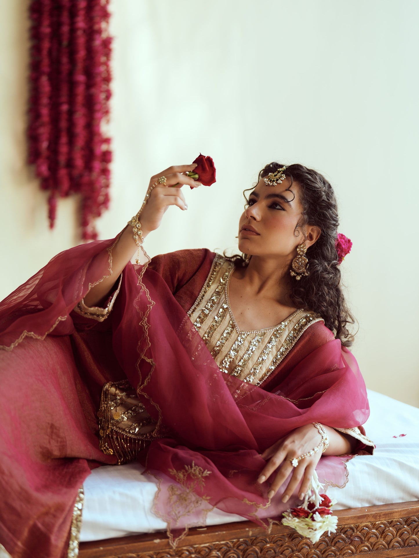 Deep Maroon Kurta Set