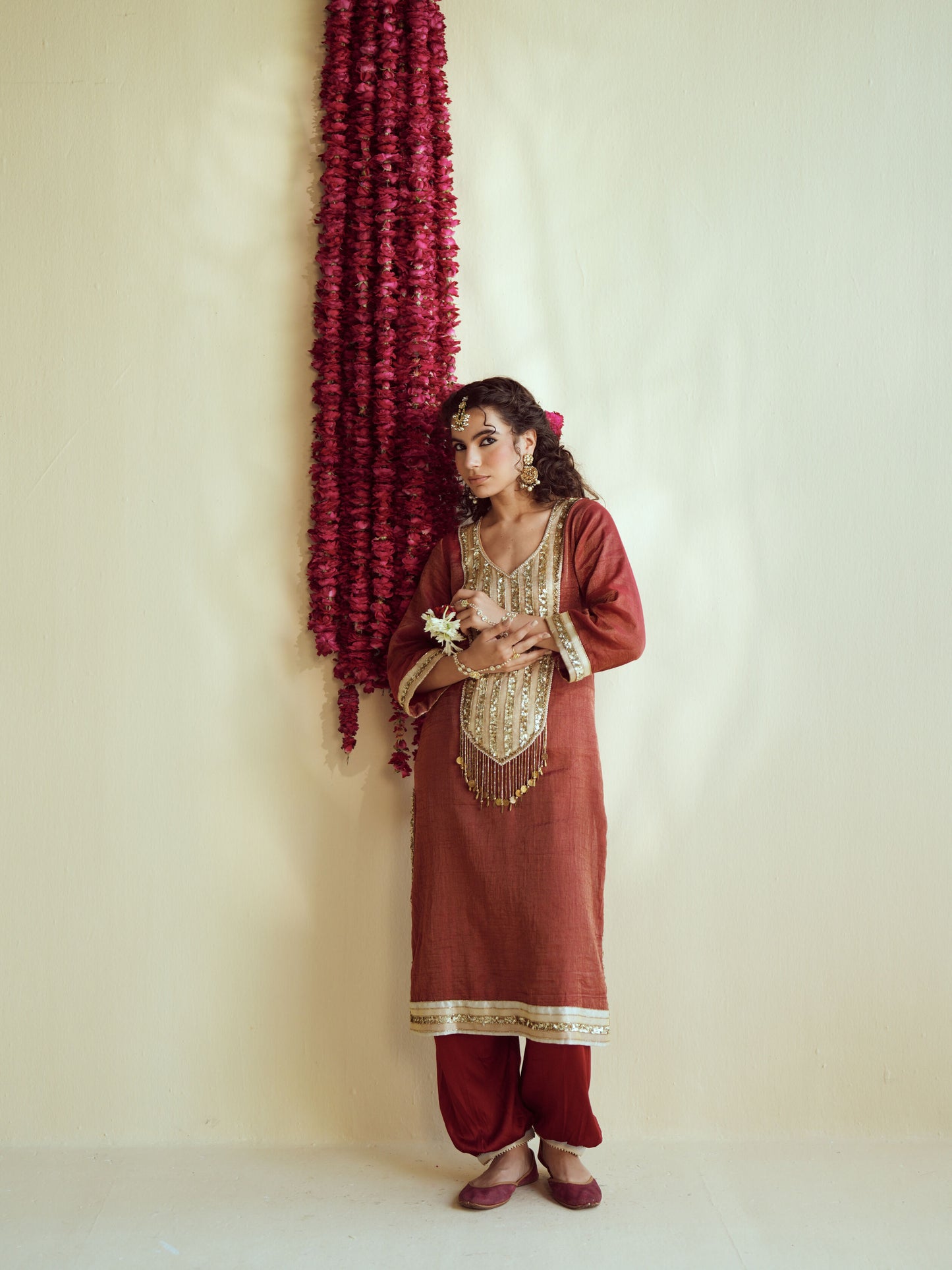 Deep Maroon Kurta Set