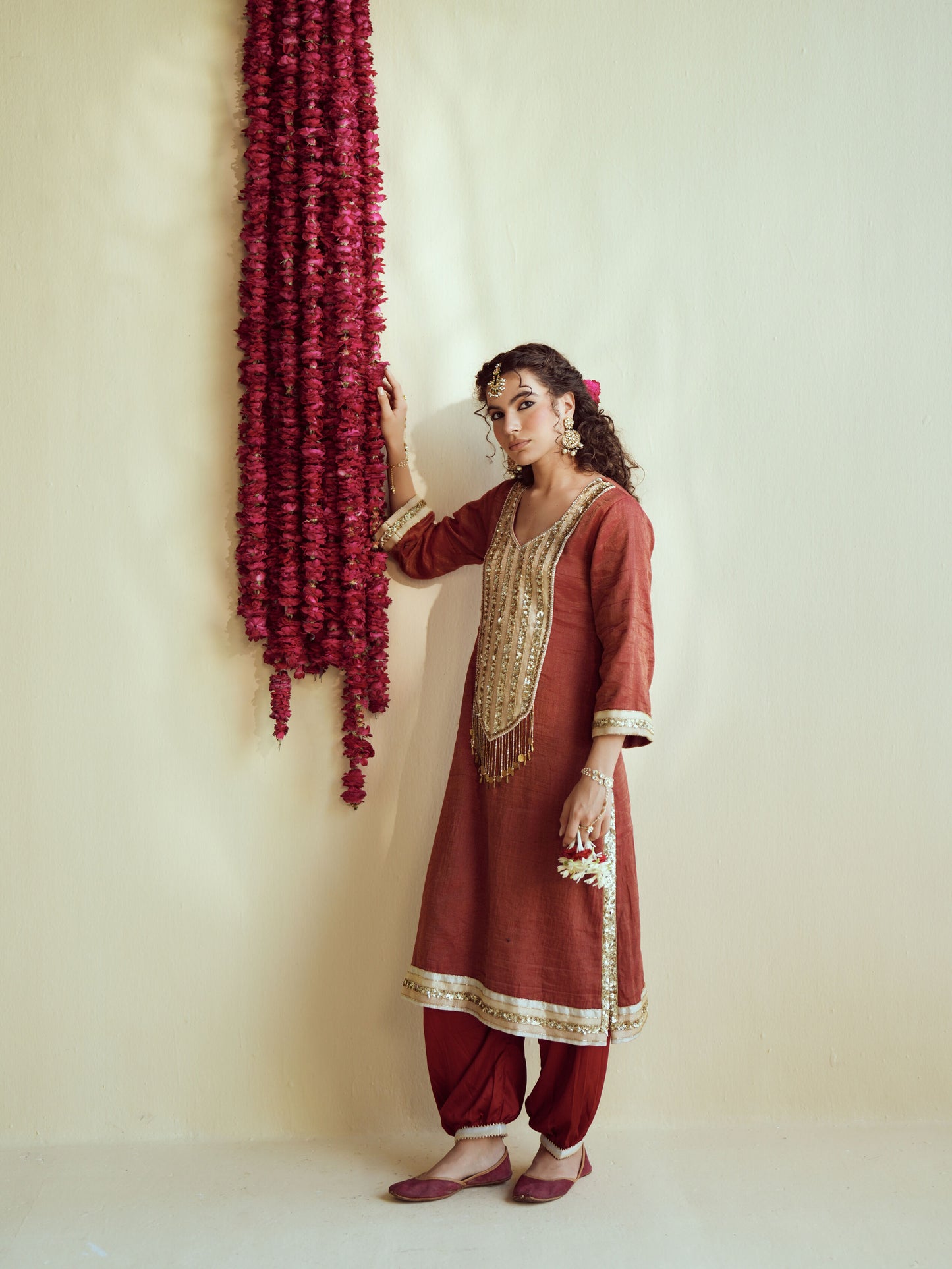 Deep Maroon Kurta Set