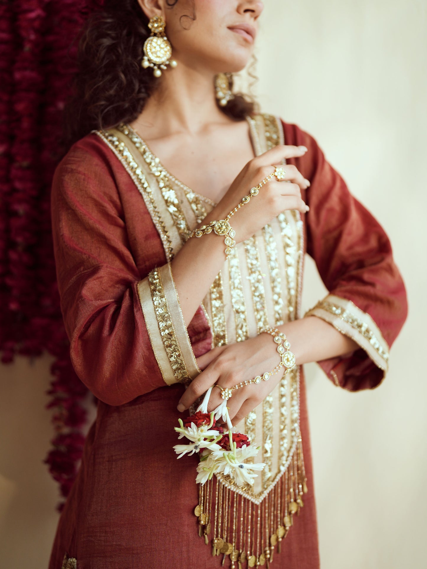 Deep Maroon Kurta Set