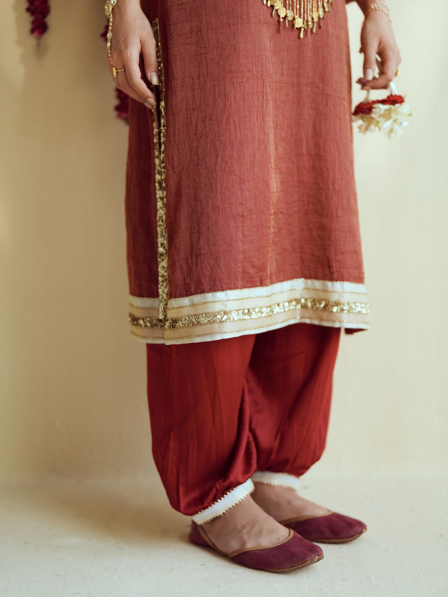 Deep Maroon Kurta Set