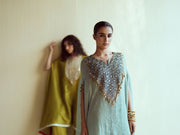 Mint Navy Kaftan Set