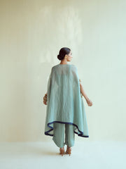 Mint Navy Kaftan Set
