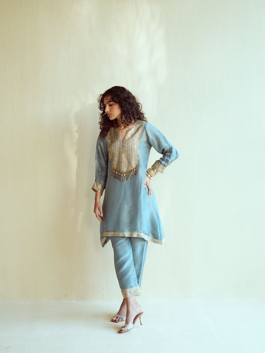 Icy Blue Co-ord Set