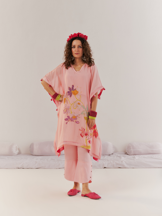 Summer Peach Kaftan