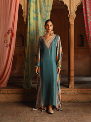 Teal Kaftan