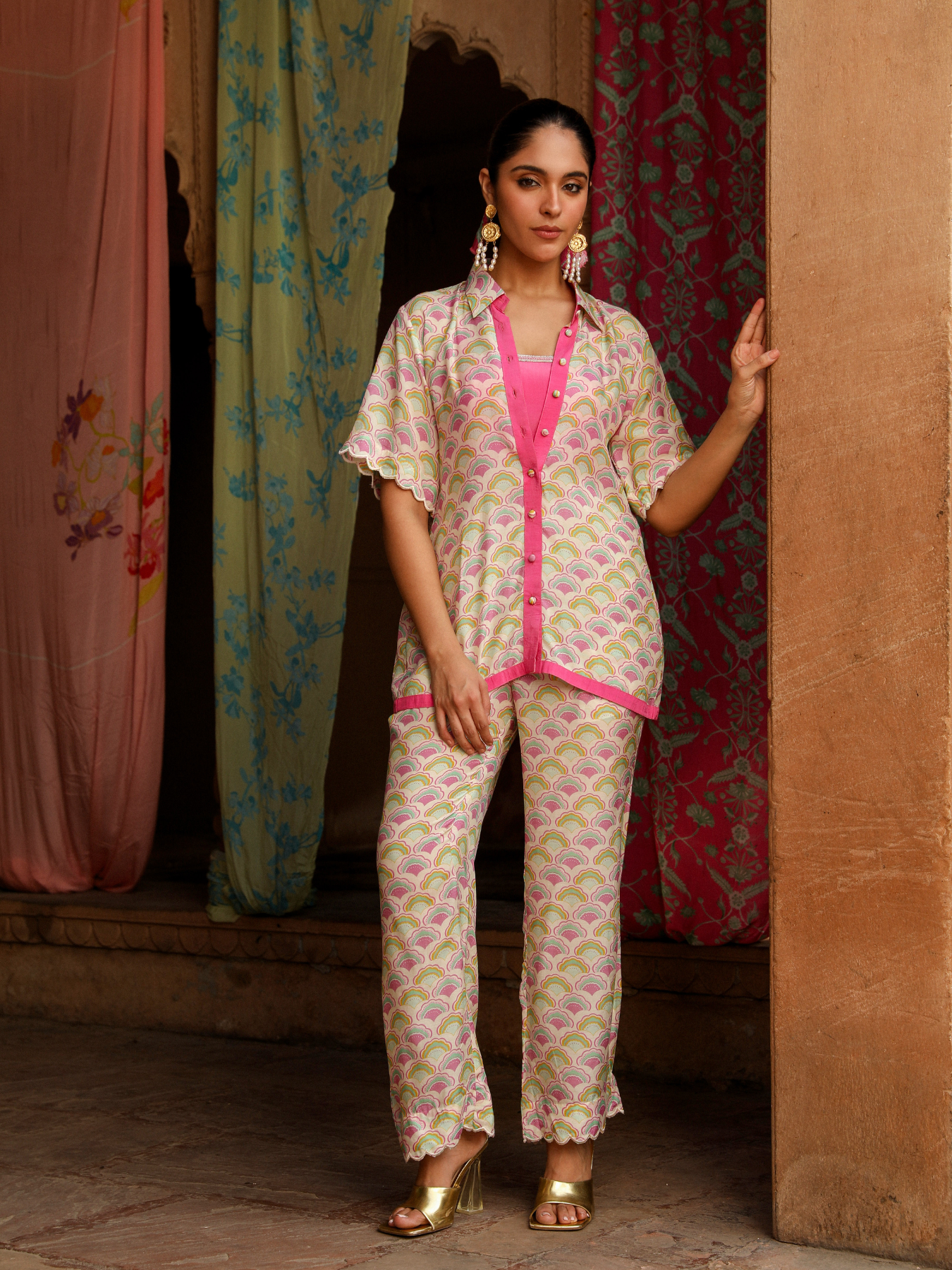 Rose & Ivory Oyester Co-ord Set