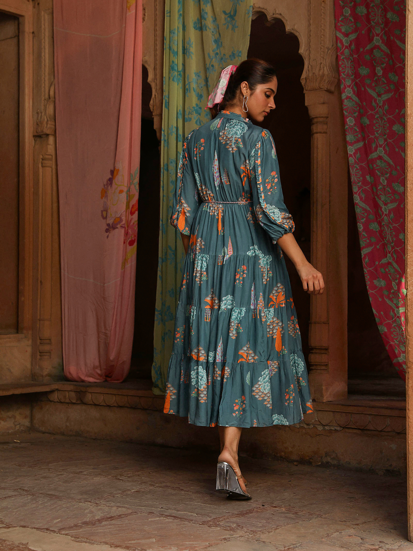 Teal Layers Dress
