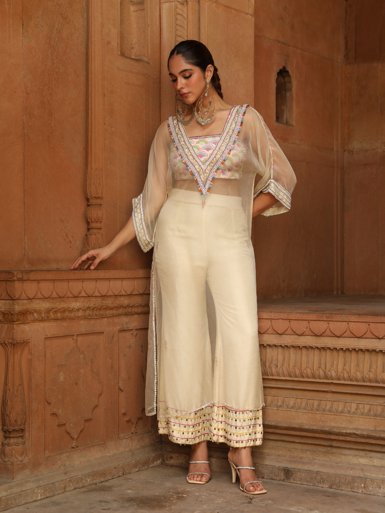 Ivory Organza Set