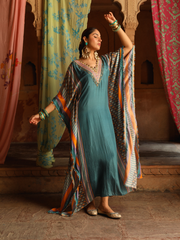 Teal Kaftan