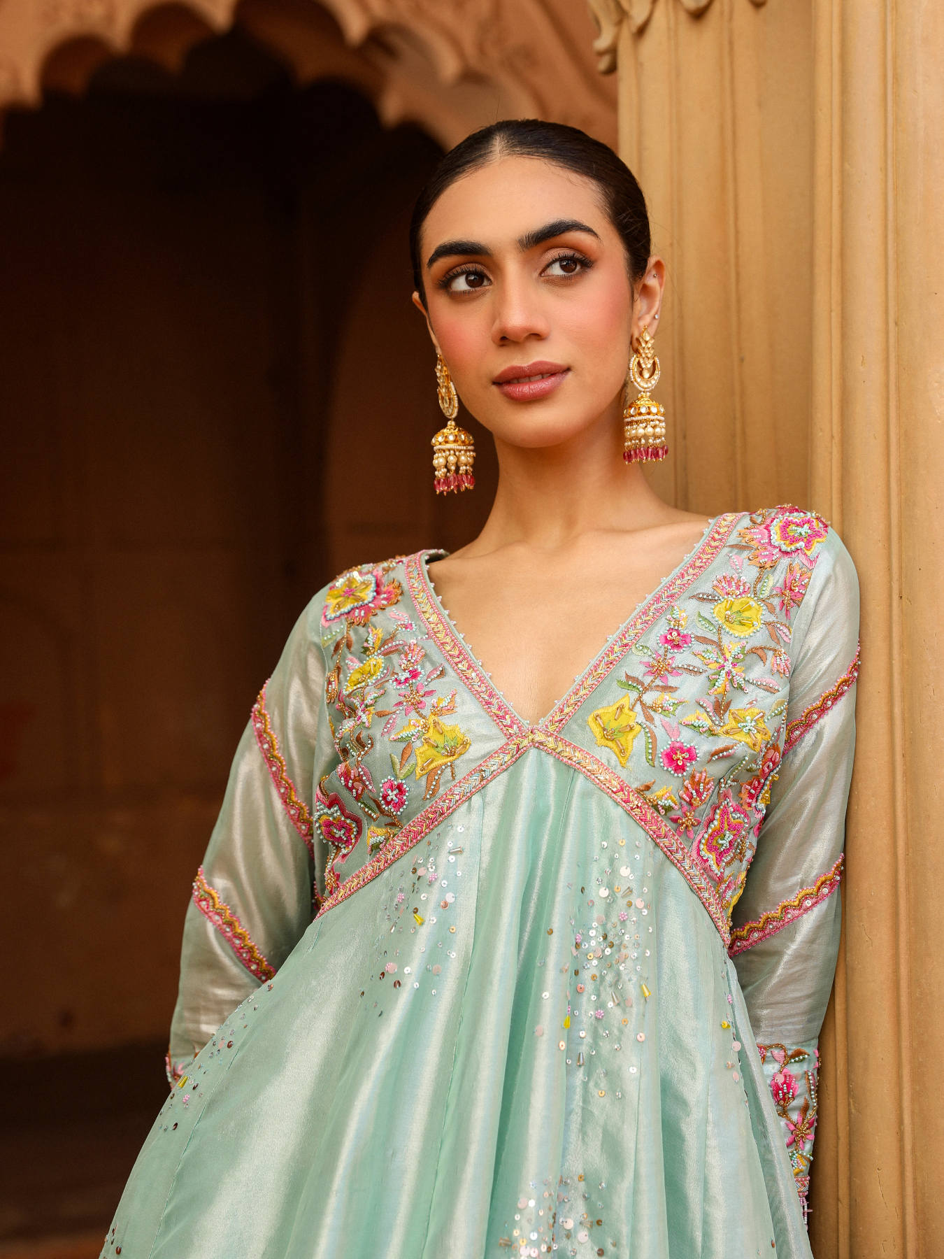 Powder Blue Suit Set