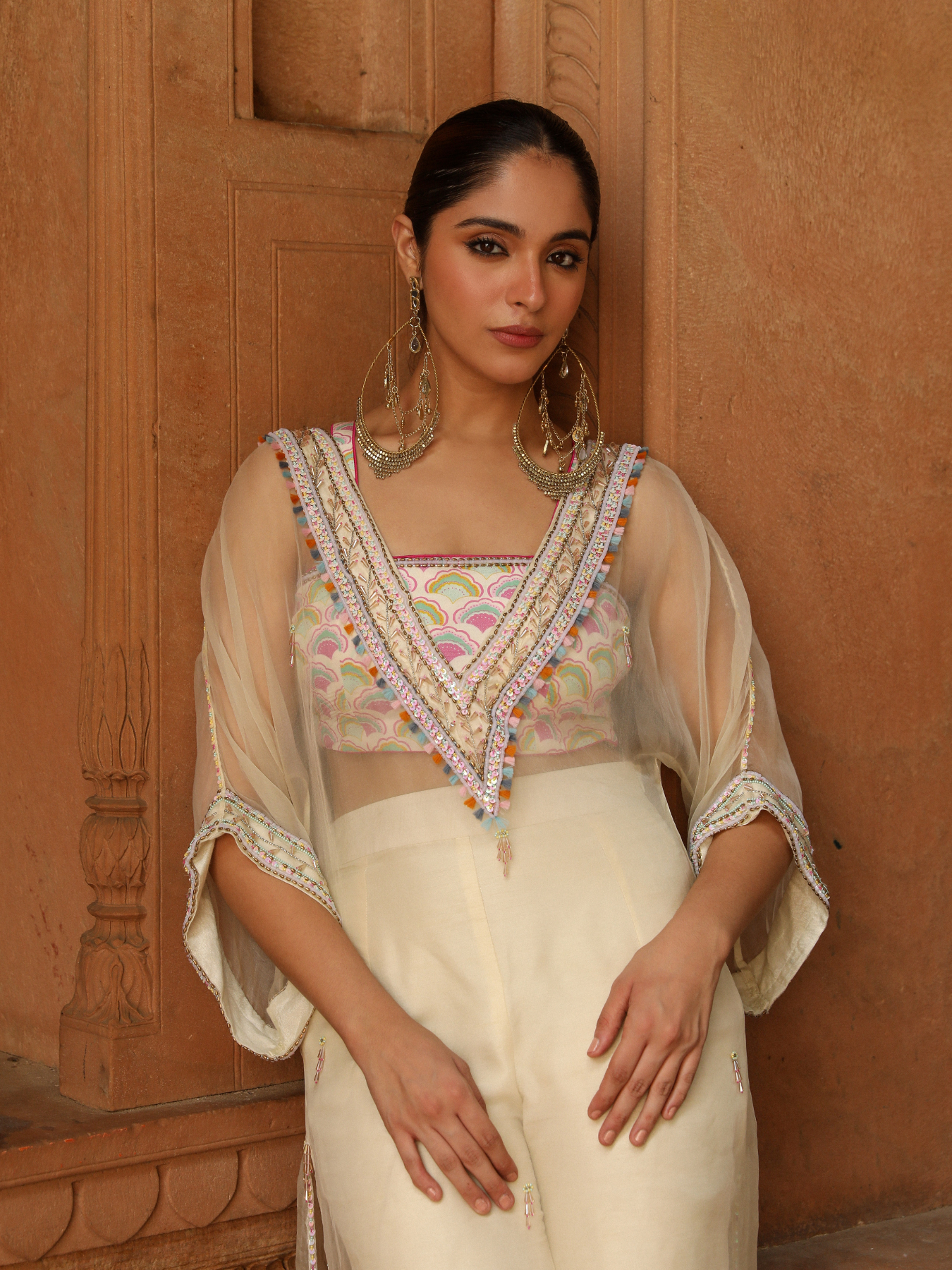 Ivory Organza Set
