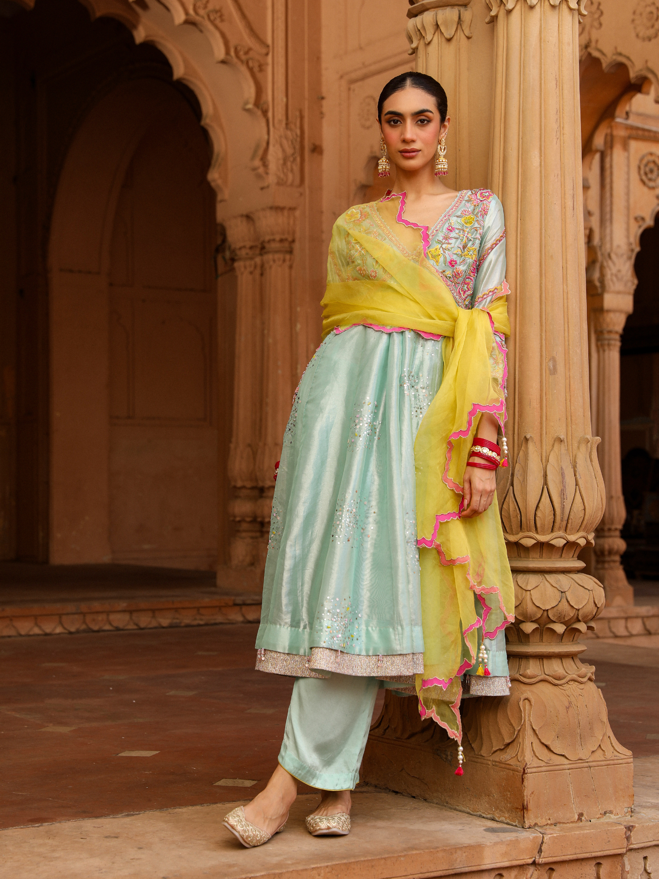 Powder Blue Suit Set