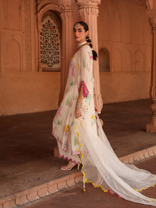Ivory A line Suit Set