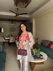 Scarlet Embroidered Co-ord Set