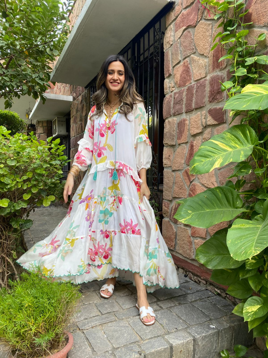 Mitali Wadhwa- Floral fantasy dress