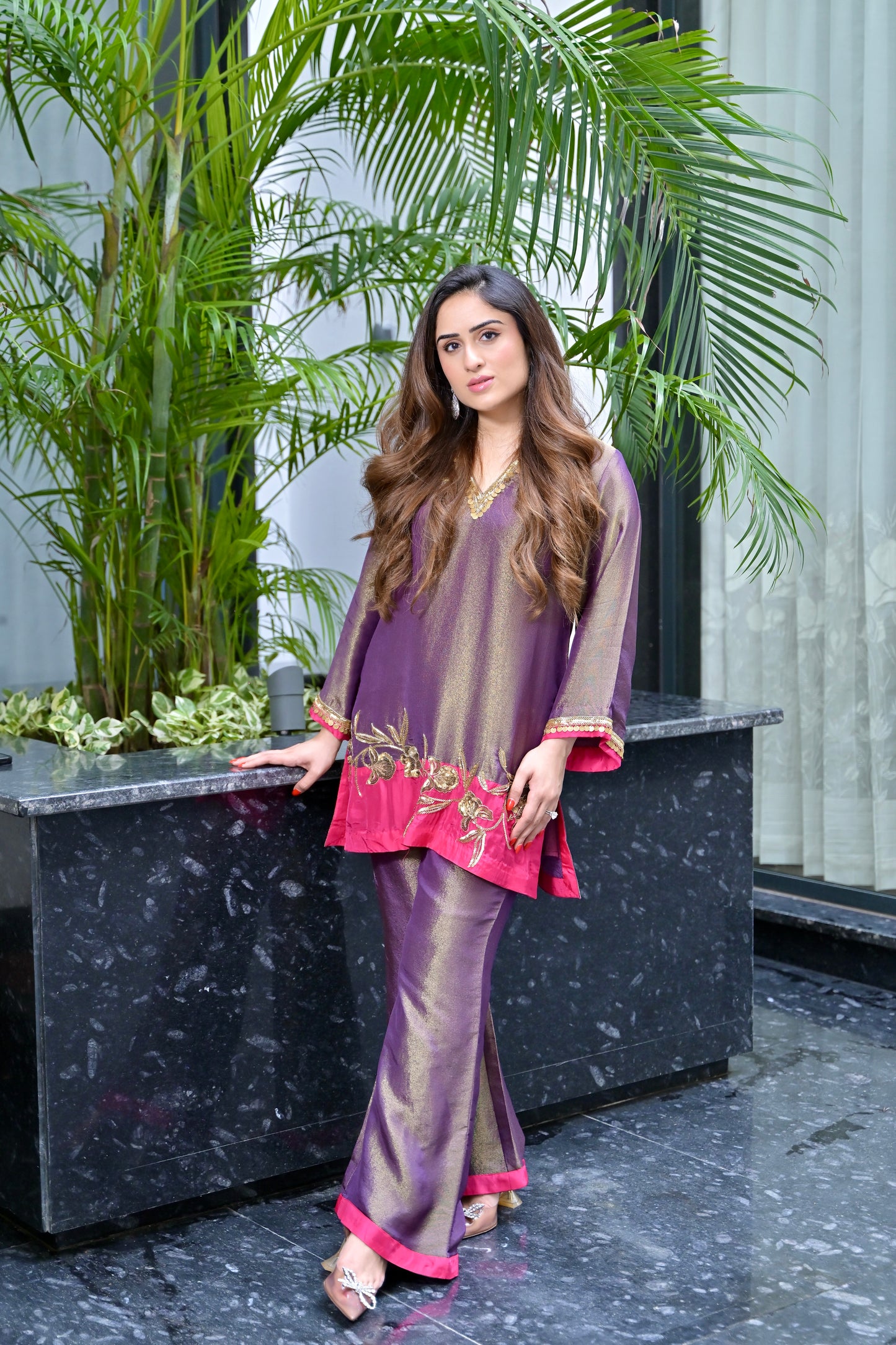 Plum Gaze Co-ord Set
