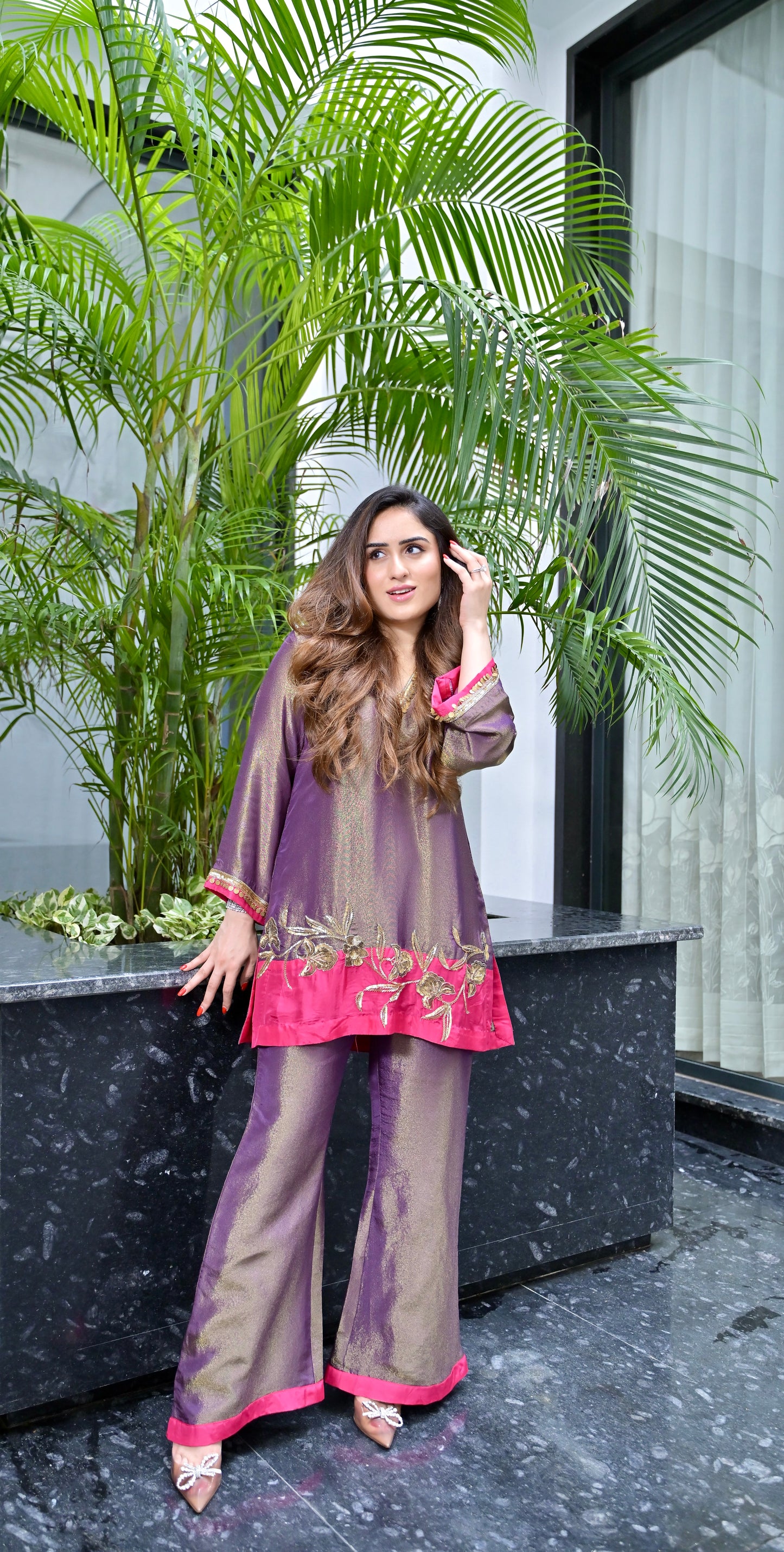 Plum Gaze Co-ord Set