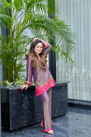 Plum Gaze Co-ord Set
