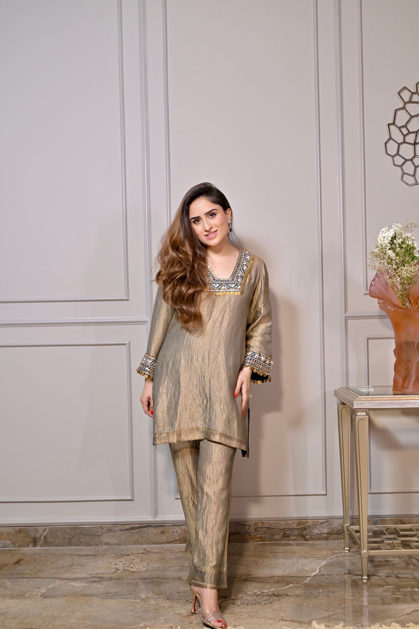Zari Mehfil Co-ord Set