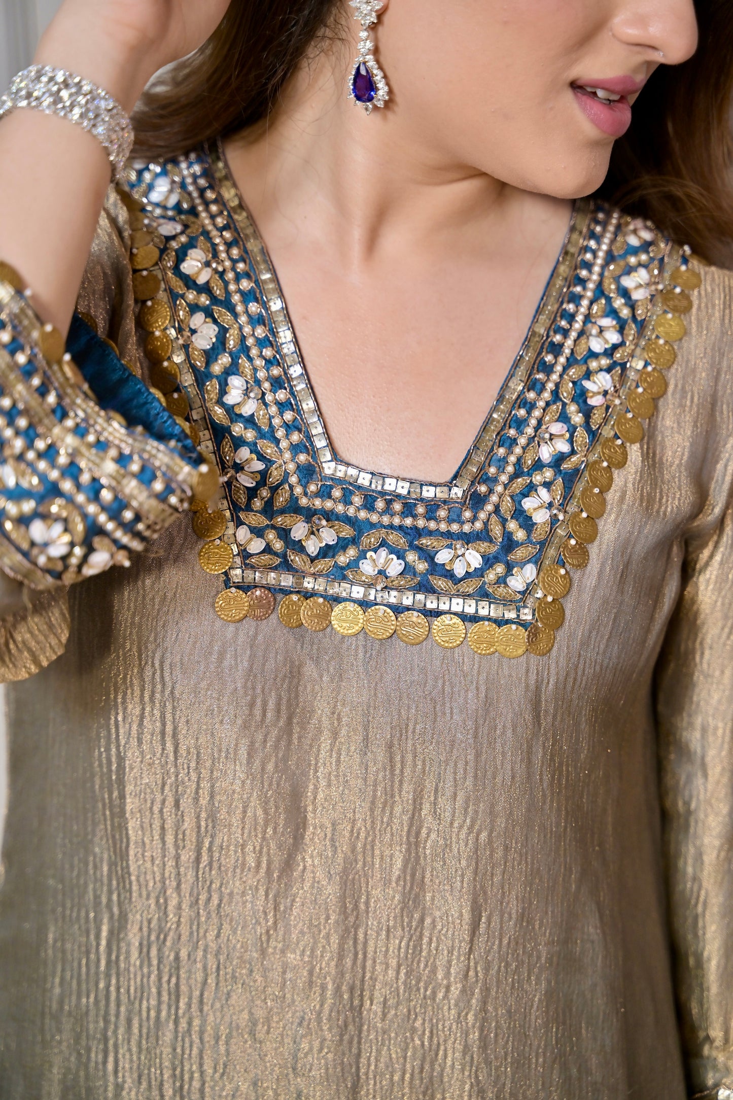 Zari Mehfil Co-ord Set