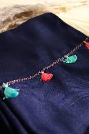 Midnight Blue pashmina set-SET OF 3