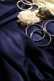 Midnight Blue pashmina set-SET OF 3