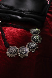 Black floral pashmina set- SET OF 3