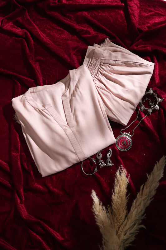 Blush pashmina set- set of 2