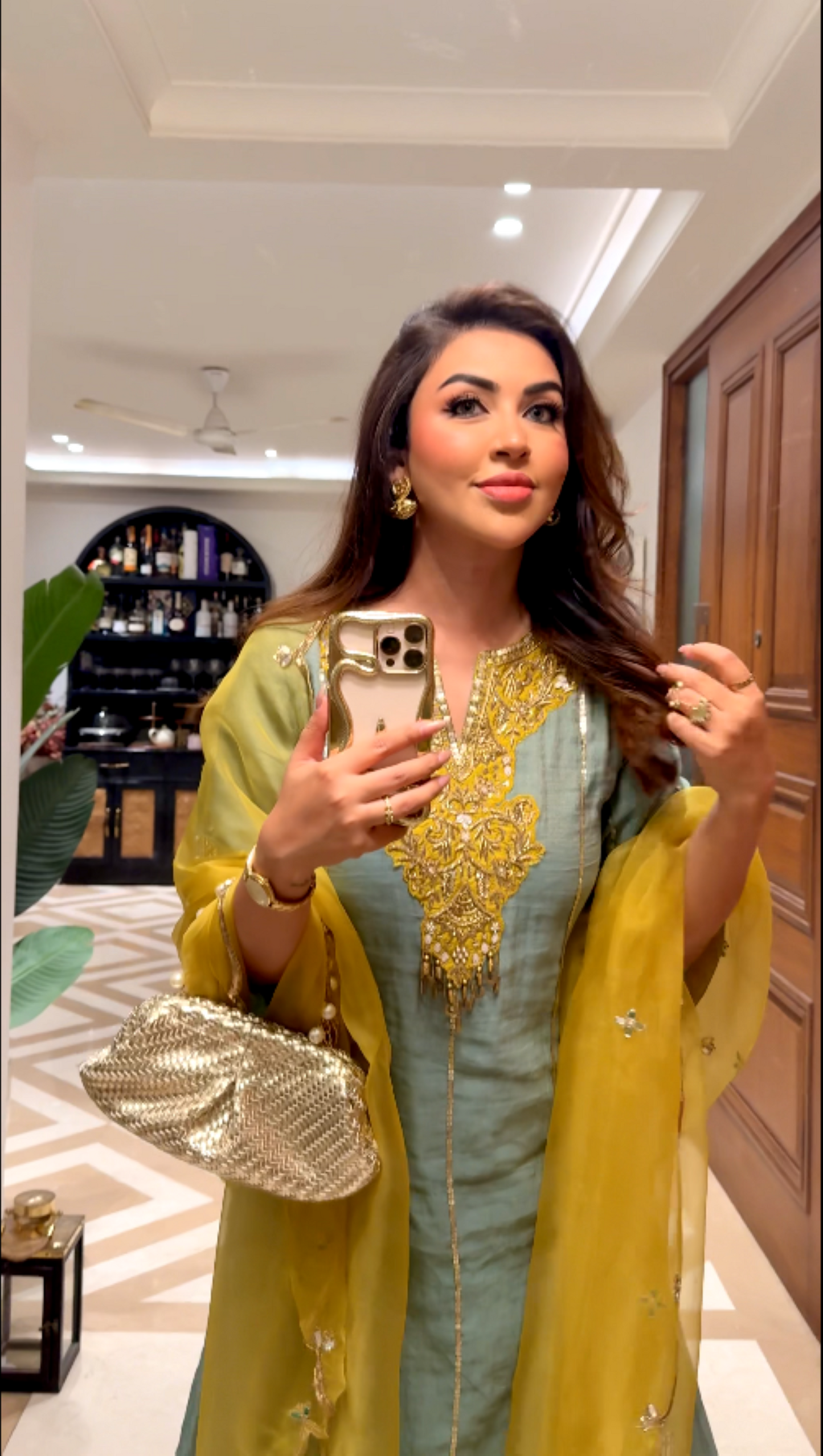 Mint Glow Kurta Set
